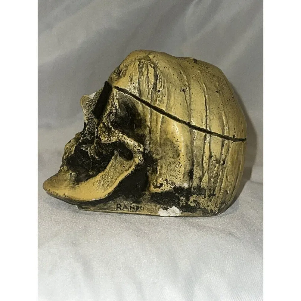 Disneyland Randotti Disney Skull W/ Eyepatch Pirate POTC Caribbean Vintage Glows